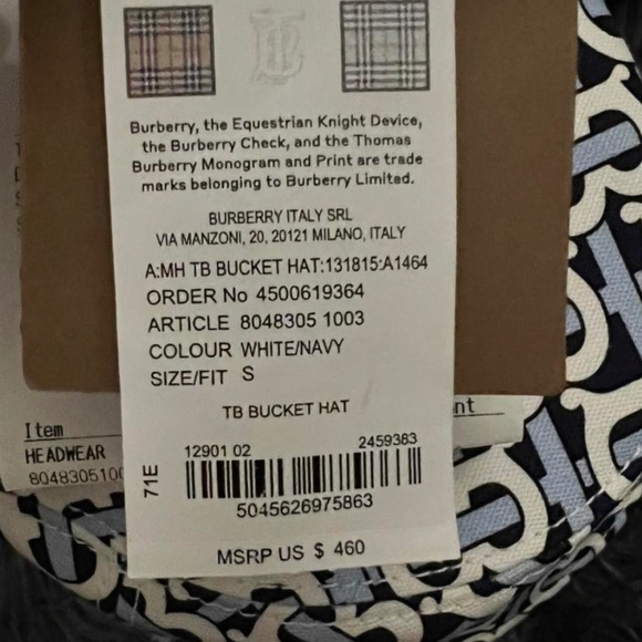 Burberry bucket hat - Picture 3 of 3